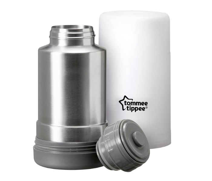 Tommee Tippee Portable Travel Baby Bottle Warmer - Silver - Zoom Image