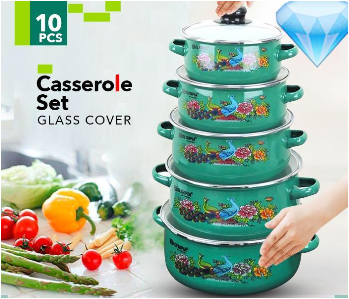 10pcs Olympia Casserole Set Olympia OE-002 - Zoom Image