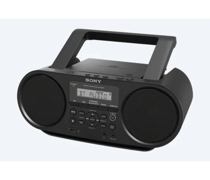 Sony ZS-RS60BT CD Boombox With Bluetooth - Black - Zoom Image 2