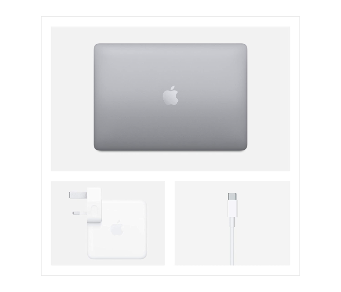 Apple MXK52 MacBook Pro With Touch Bar And Touch ID 13 inches LED Laptop Intel i5 8th Gen 1.4 GHz 8GB RAM 512GB SSD Intel Iris Plus Graphics 645 Mac OS X - Space Grey - Zoom Image 4