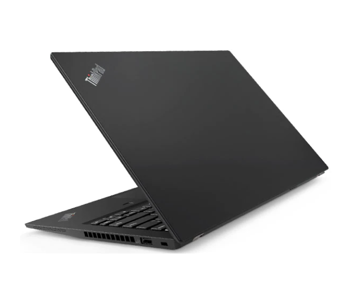 Lenovo ThinkPad T490s 20NX000JAD 14.0 Inch FHD Intel Core i7-8565U Processor 8GB RAM DDR4 256GB SSD Arabic Keyboard Win10 Pro - Black - Zoom Image 4