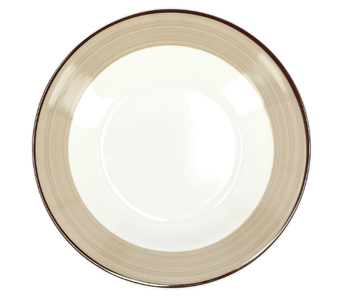 Royalford RF6729 10-inch Melamine Ware Deep Plate - White - Zoom Image 2