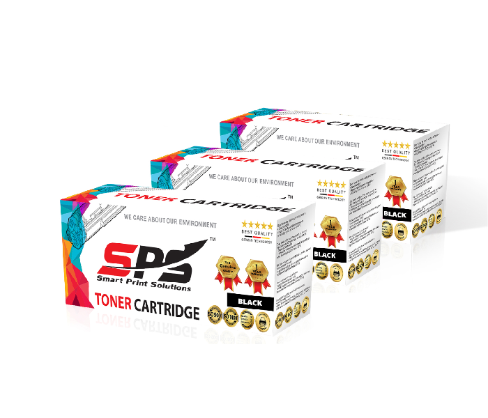 SPS Laser Toner Cartridge Set of 3 Pack Q5942A 42A for HP LaserJet Printer - Black - Zoom Image