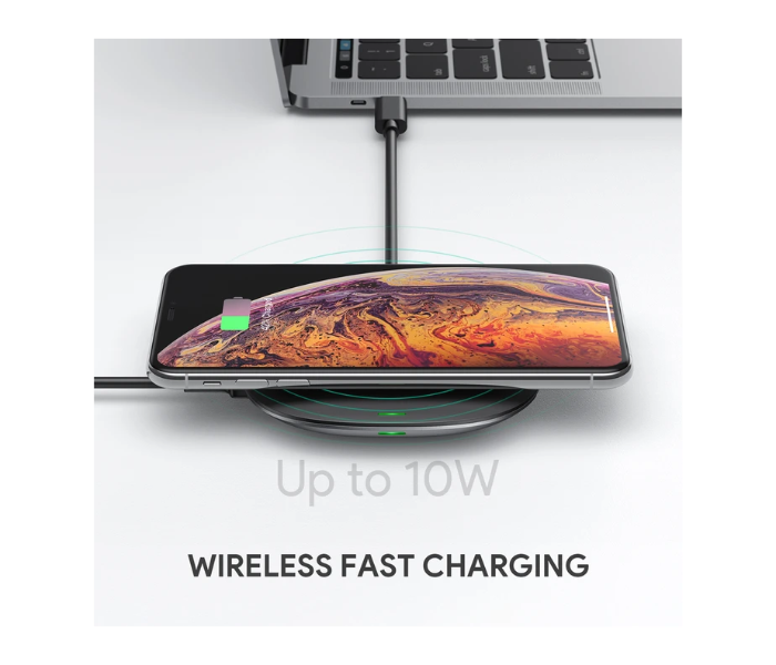 Aukey C70 Unity Wireless 60W 4 in 1 USB-C Hub with Wireless Charging - Black - Zoom Image 2