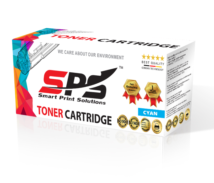 SPS Compatible Toner Cartridges CE401A CF201A CF-401 A CF 201 A for HP Color LaserJet Pro - Cyan - Zoom Image