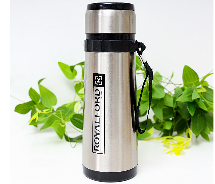 Royalford RF9460 800ml Stainless Steel Vacuum Bottle - Silver - Zoom Image 2