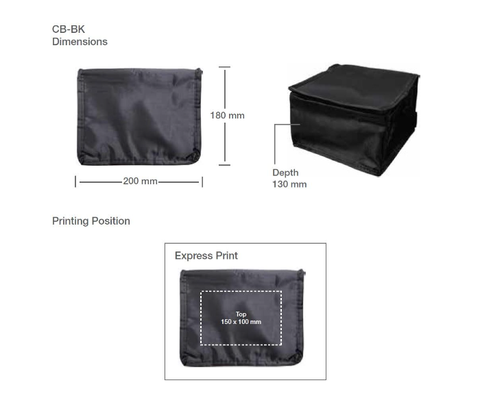 SS Cooler Bag - Black - Zoom Image 2