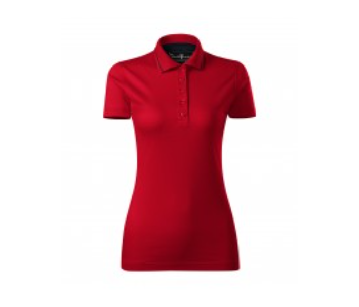 Nafoura Small Polo T Shirt for Women - Red - Zoom Image