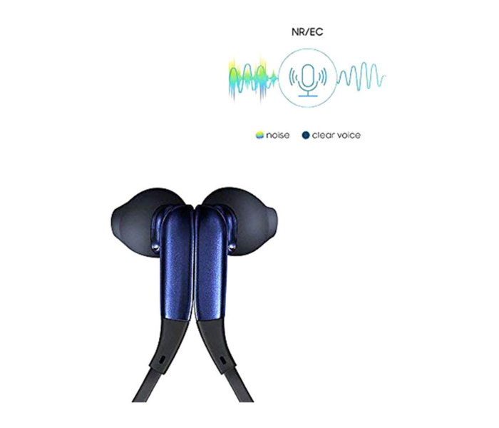 Level U Bluetooth In-Ear Headphones With Mic - Blue and Black - Zoom Image 4