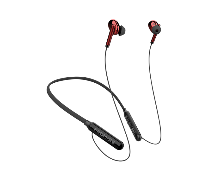 Promate Quartz Wireless In-Ear Headphone - Red - Zoom Image 1