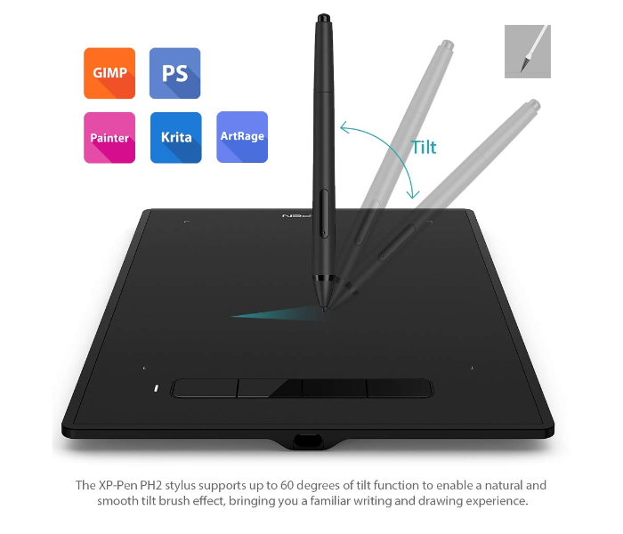 XP-Pen G960SPLUS Star Series Graphic Tablet - Black - Zoom Image 5