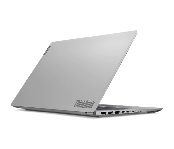 Lenovo ThinkBook 15 20SM001BAX 15.6 Inch FHD Intel Core i5-1035G1 Processor 8GB RAM DDR4 1TB HDD AMD Radeon R630 2GB Graphics Arabic Keyboard DOS - Silver - Zoom Image 3