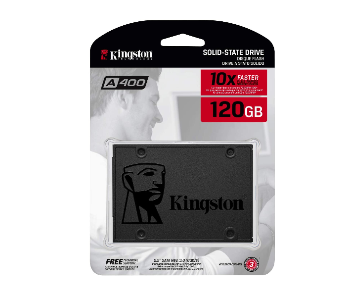 Kingston A400 SATA 3 2.5 inch 120GB SSD Hard Disk - Zoom Image 4