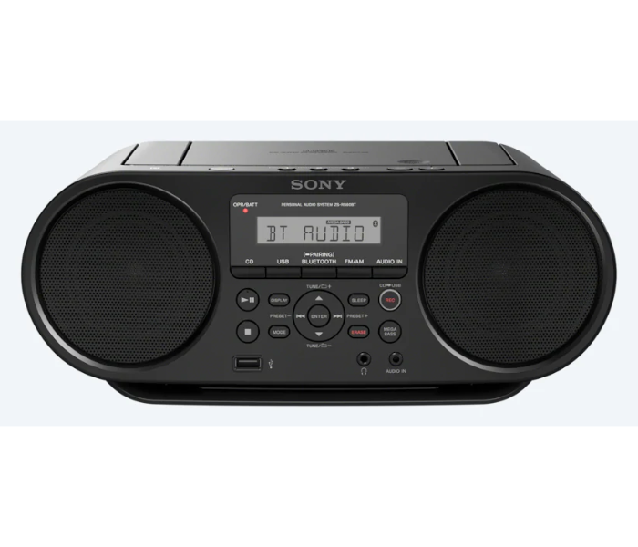 Sony ZS-RS60BT CD Boombox With Bluetooth - Black - Zoom Image 1