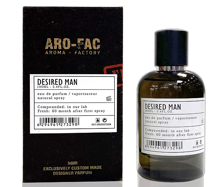 Aro-Fac Desired Man Eau De Parfum 100 ml by Dhamma Perfumes - Zoom Image