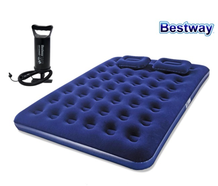 BestWay BW-67374 152 x 203 x 22cm Double Bed Queen Airbed Pillow and Air Pump - Zoom Image 3