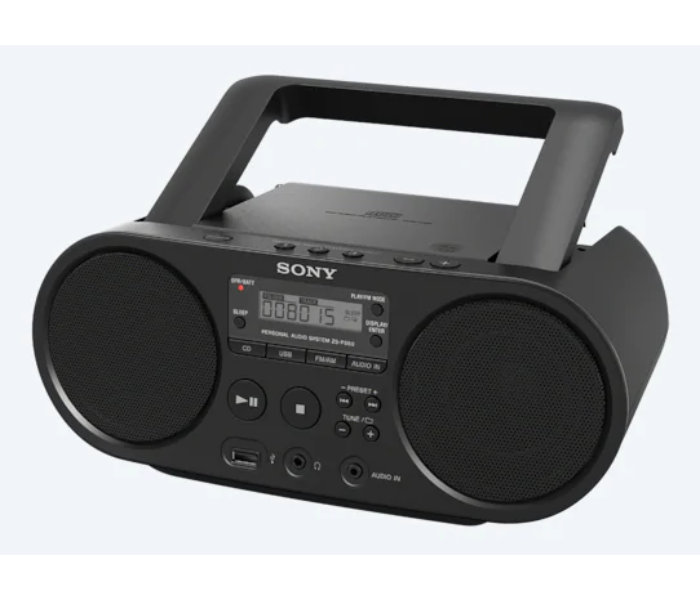 Sony ZS-PS50 CD Boombox - Black - Zoom Image 2