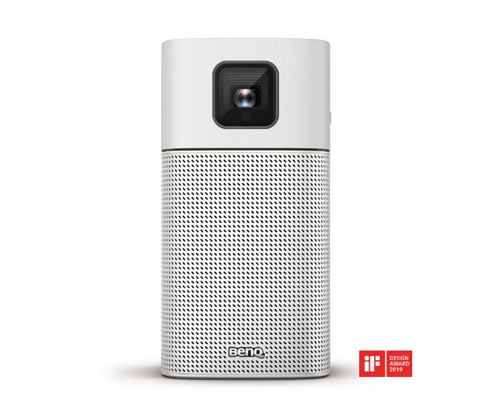 BenQ GV1 Mini Portable Video Projector With Wi-Fi And Bluetooth Speaker - White - Zoom Image 1