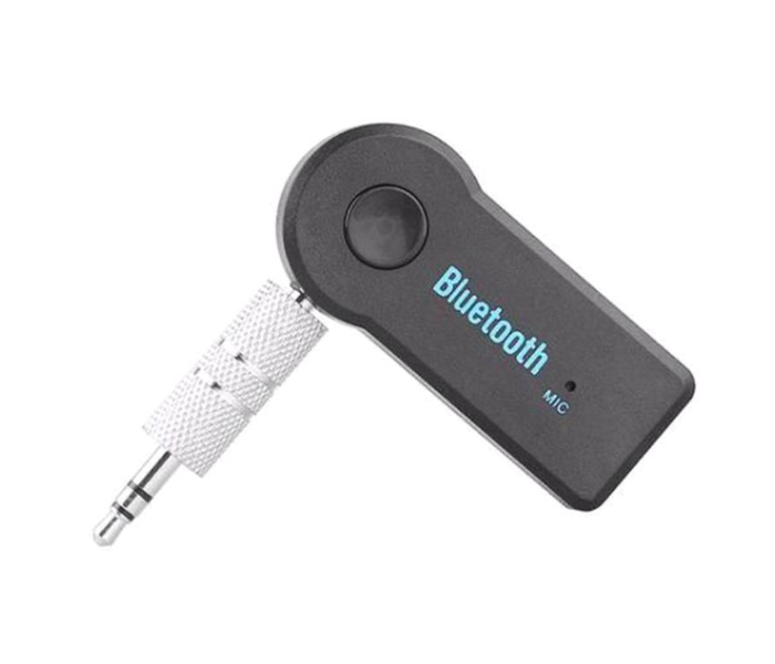 Wireless Bluetooth 3.5mm AUX Audio Stereo - Black - Zoom Image