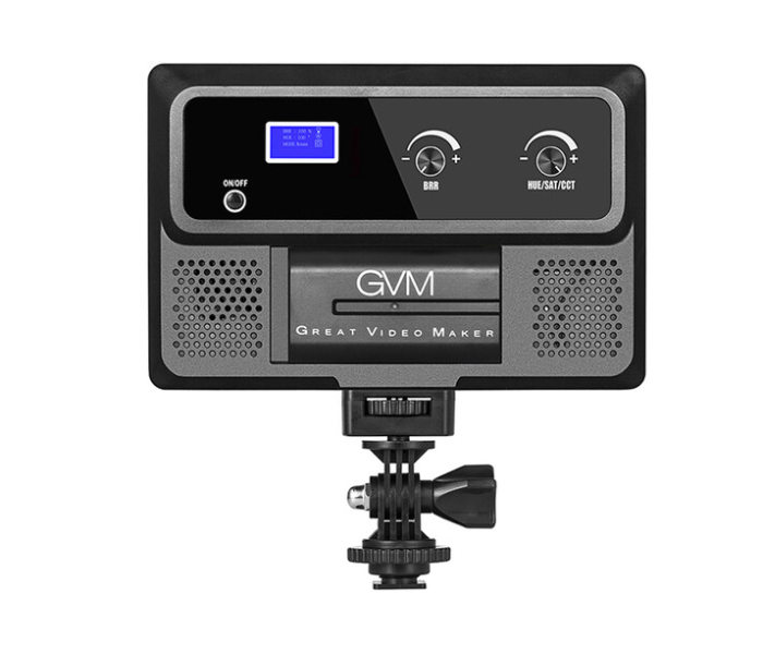 GVM RGB-10S LED On Camera RGB LED Video Light with Wi-Fi Control - Zoom Image 7