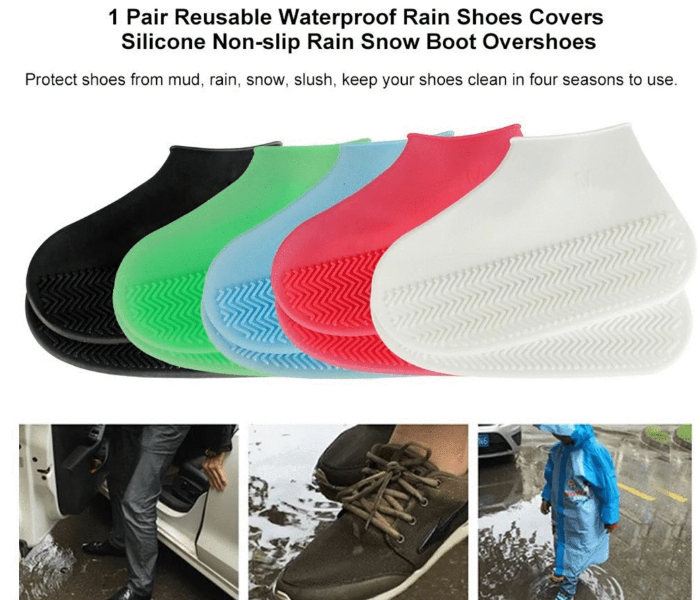 Waterproof Silicone Shoe Cover WPSS-666 - Green - Zoom Image 2