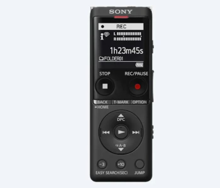 Sony ICD-UX570FBC UX Series Digital Voice Recorder - Black - Zoom Image 2