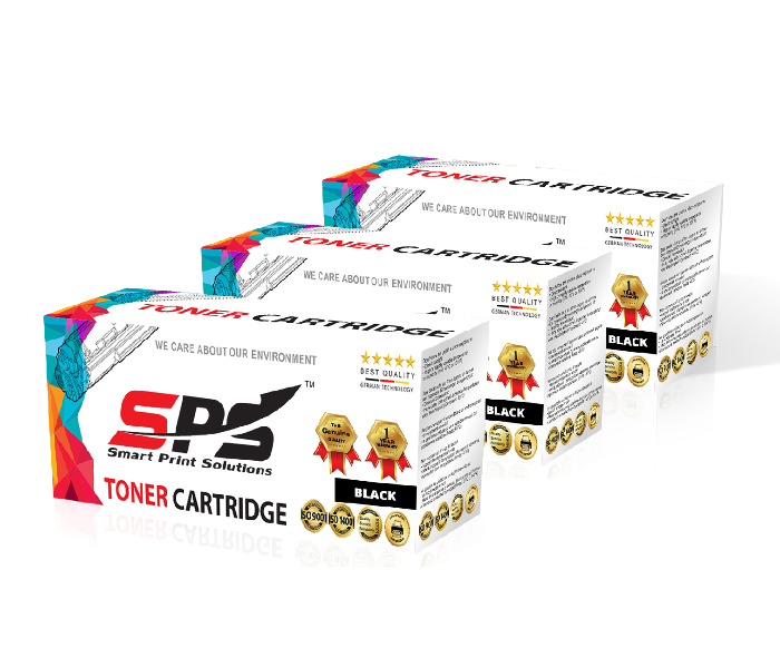 SPS Laser Toner Cartridge Set of 3 Pack Q7570A 70A for HP LaserJet Printer - Black - Zoom Image