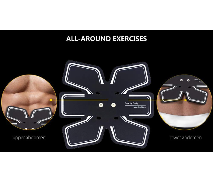 5 in 1 Smart Fitness Series and Electric Muscle Stimulator Wireless Buttocks Abdominal ABS Stimulator Fitness Body Slimming Massager - Zoom Image 3