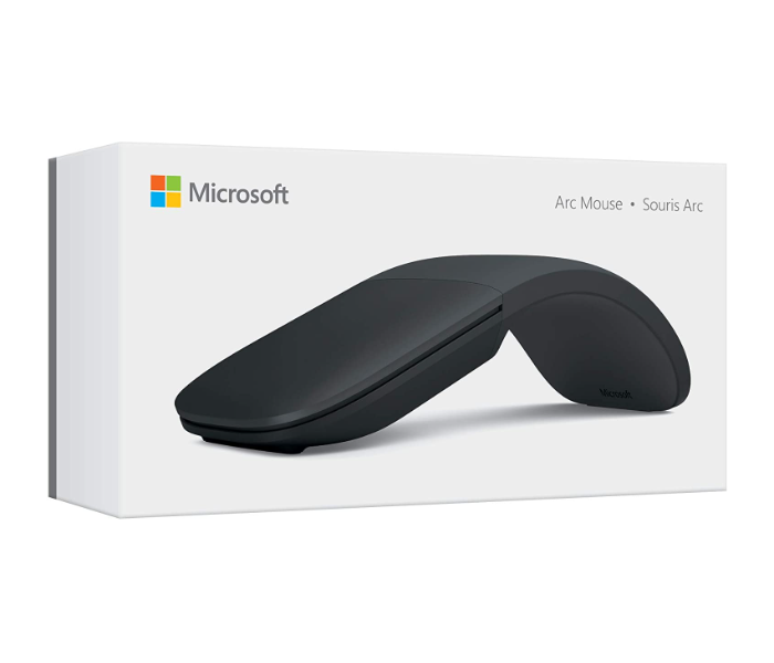 Microsoft ELG-00008 Wireless Arc Mouse - Black - Zoom Image 3