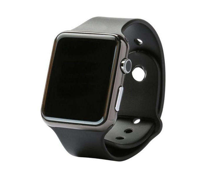 Silicone Smartwatch - Black - Zoom Image 1