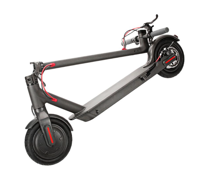 Braking Folding Electric Scooter - Grey  - Zoom Image 1