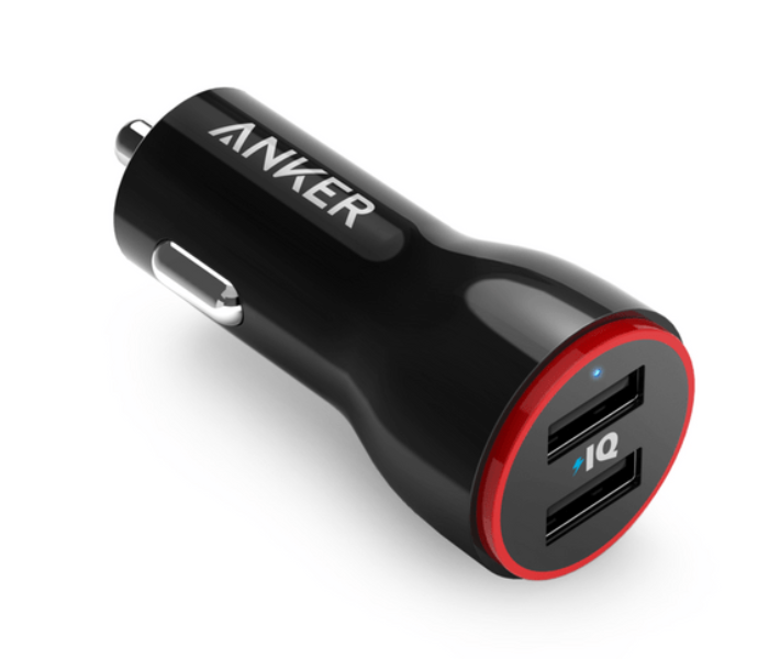 Anker A2310K Power Drive 2 Port USB Car Charger - Black - Zoom Image 1