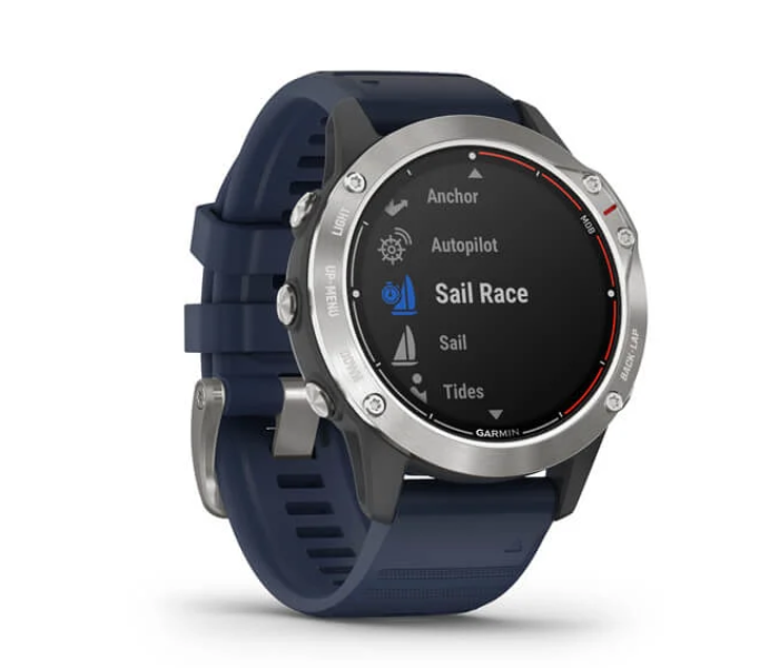 Garmin 010-02158-91 Quatix 6 Grey with Captain Blue Band Smartwatch - Zoom Image 3