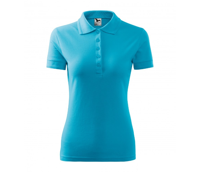 Nafoura Large Polo T Shirt for Women - Torquise Blue - Zoom Image 1