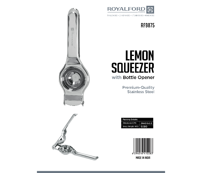 Royalford RF9875 Lemon Squeezer -Stainless Steel - Zoom Image 5