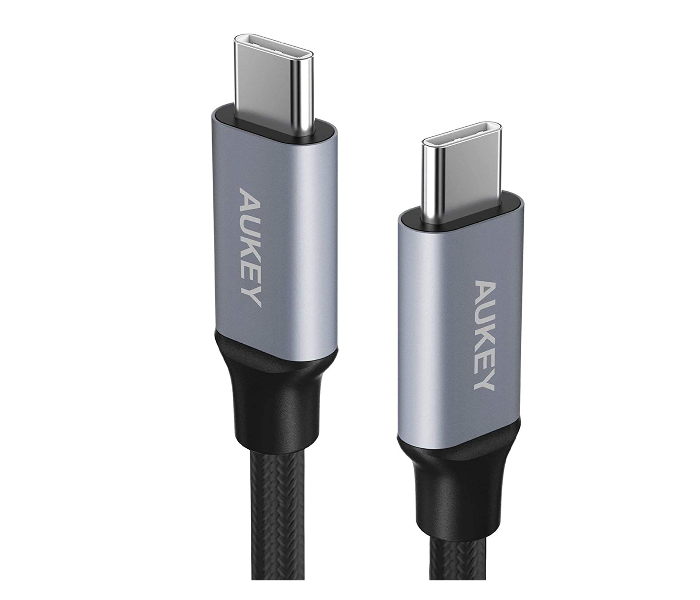 Aukey 2 Meter USB 2.0 USB-C to USB-C Cable - Grey - Zoom Image 1