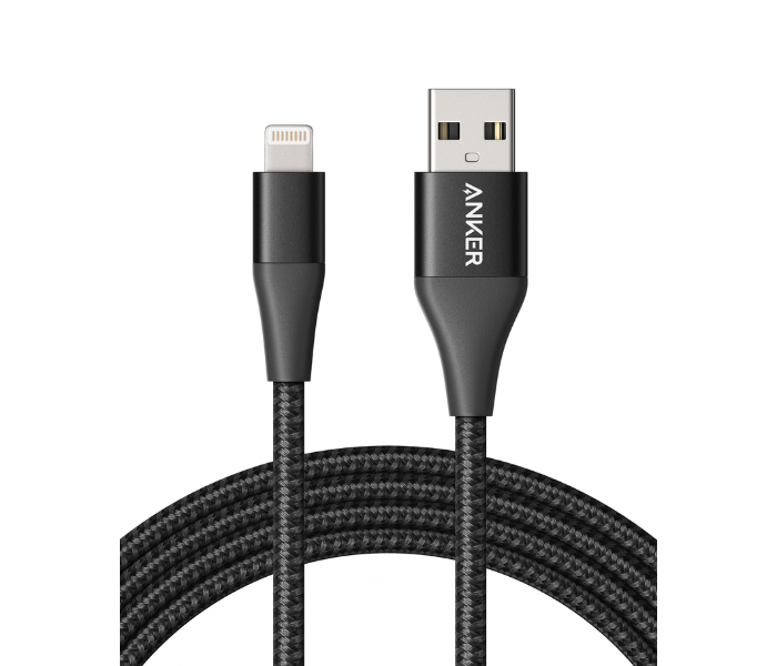 Anker A8453 Powerline Plus II 6ft MFi Certified Lightning Cable - Black - Zoom Image 1