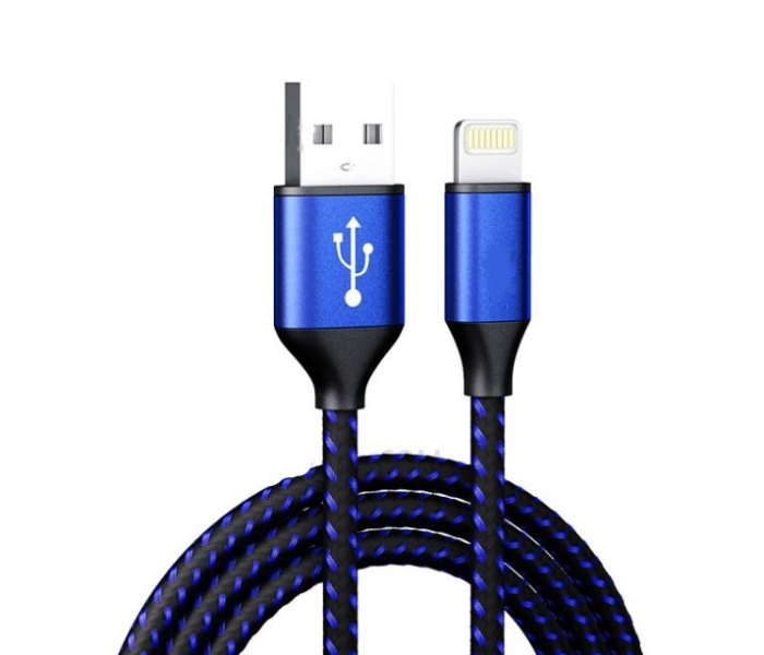 IPOS 1 Meter USB to Lightning Cable - Blue  - Zoom Image