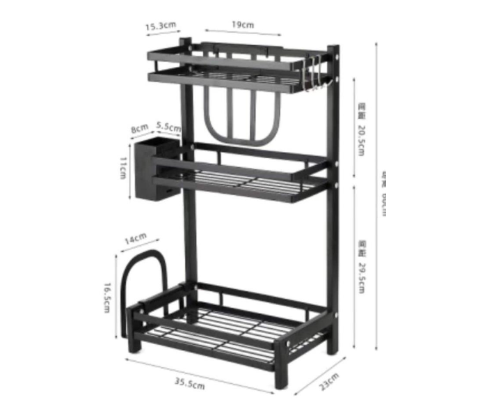 3 Tier Stainless Steel Kitchen Rack organiz67470