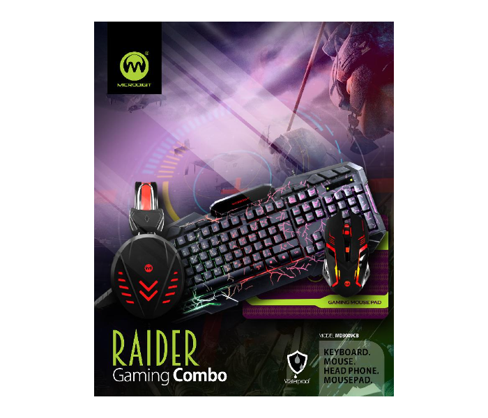 Microdigit MD3009CB Raider 4 in 1 Gaming Combo - Zoom Image 3