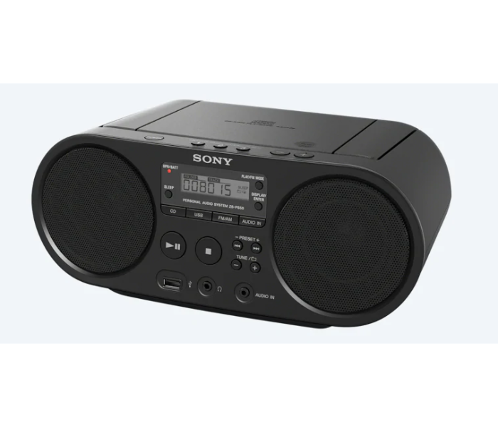 Sony ZS-PS50 CD Boombox - Black - Zoom Image 3