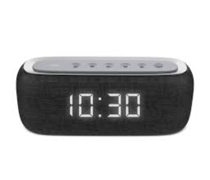 Havit HV-M29 Wireless Speaker With Dual Alarm Clock - Black - Zoom Image 1