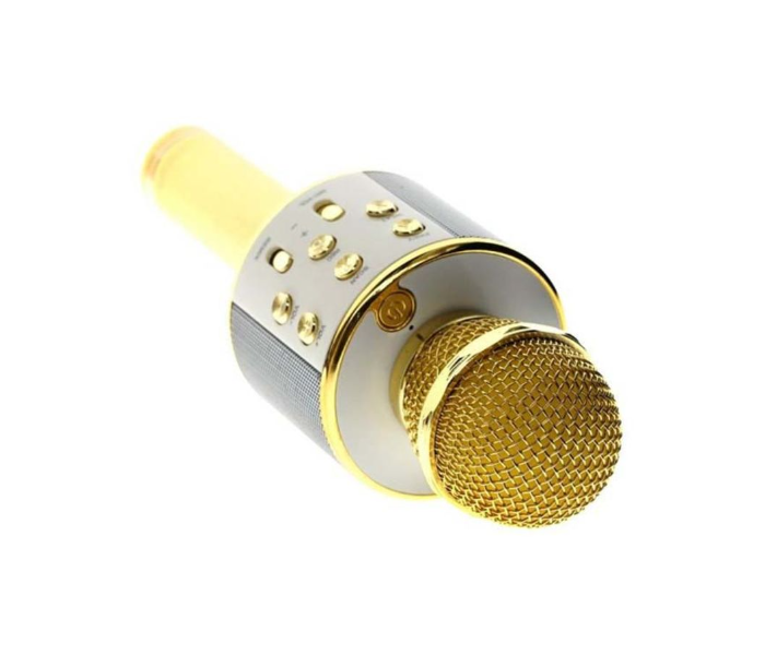 Bluetooth Karaoke Microphone - Gold and Silver - Zoom Image 3