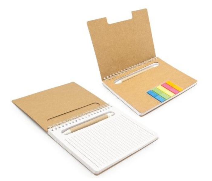 SS Eco Friendly Notebook With Sticky Note And Pen - Zoom Image