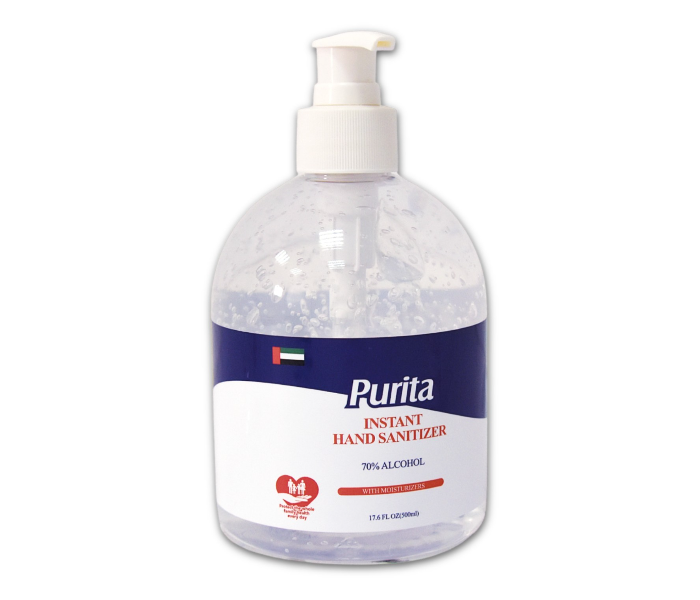 Purita Instant Hand Sanitizer with Moisturizers 500ml - Zoom Image