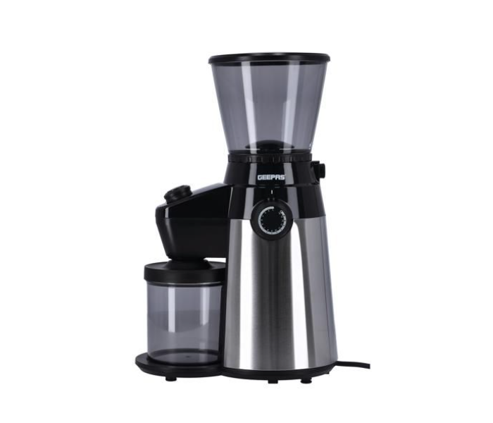 Geepas GCG41013 150 Watts Coffee Grinder - Black and Silver - Zoom Image 1