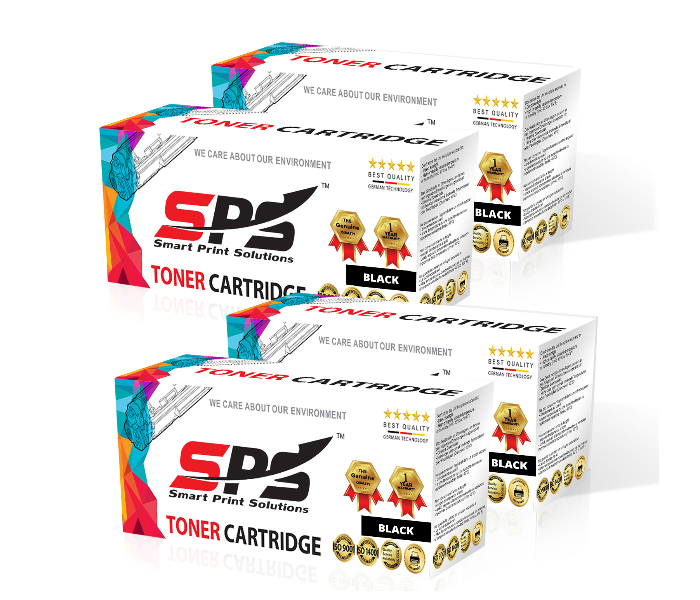 SPS Laser Toner Cartridge Set of 4 Pack CE285A CB435A CB436A HP LaserJet Printer - Black - Zoom Image