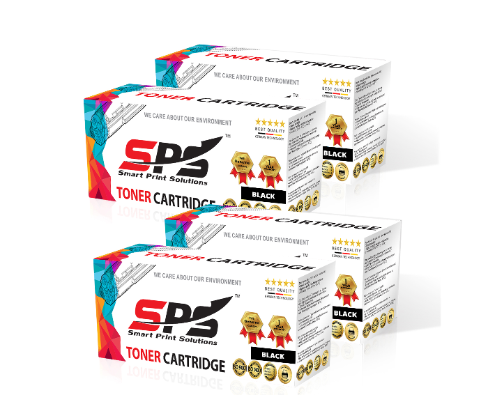 SPS Laser Toner Cartridge Set of 4 Pack CF4129X 29X for HP LaserJet  - Black - Zoom Image