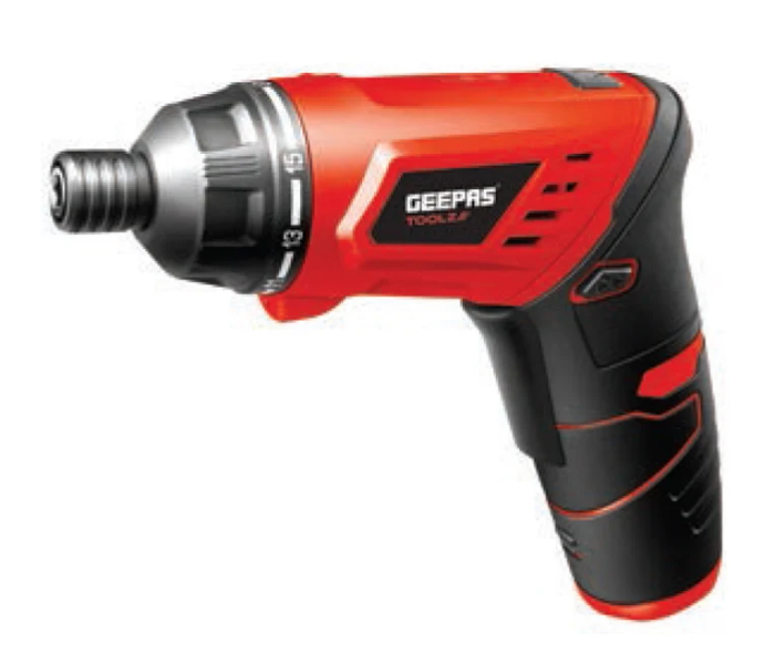 Geepas GSD0315C Cordless Quick Release Screw Driver Set - Red - Zoom Image 2