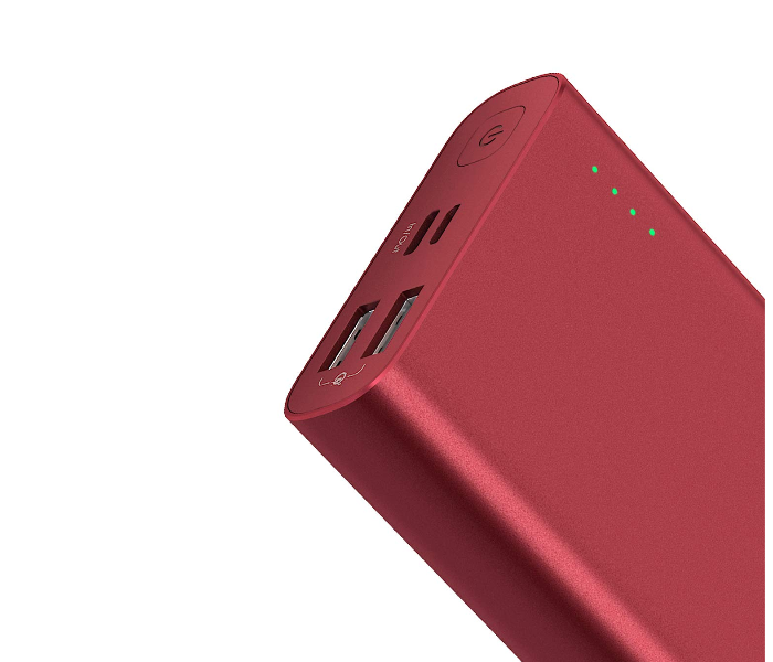 Aukey 10000mAh Alum USB-C Powerbank with Quick Charge 3.0 - Red - Zoom Image 2